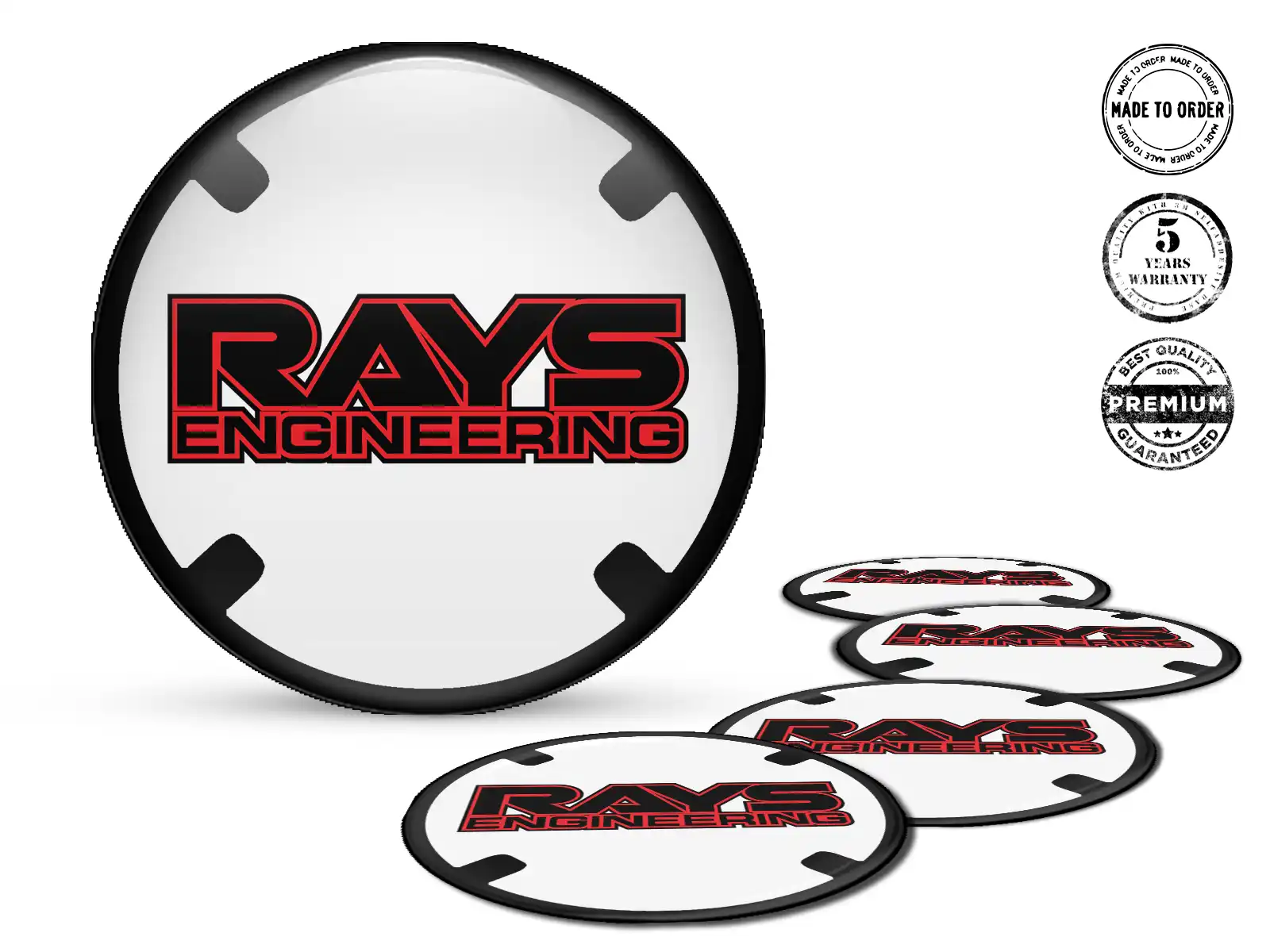 Rays Felgendekoration Ausgabe Individuelle Silikonsticker